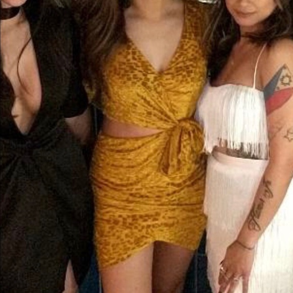 Mustard Mini Dress - Picture 8 of 8